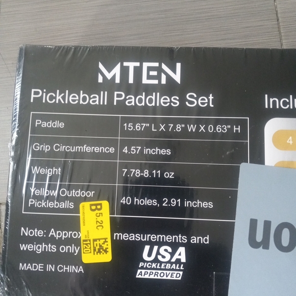 MTEN Pickleball Paddles Set—NIB! - Picture 9 of 11